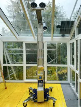Einsatz unseres Glasmontagelifter