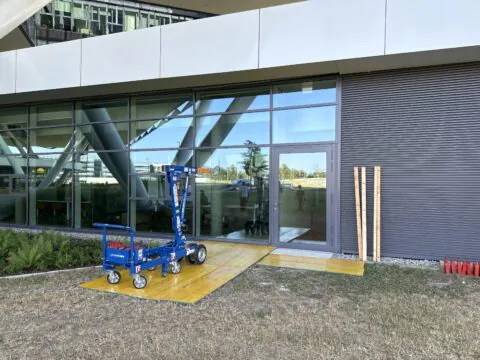 Sonnenschutzverglasung, Glaskran, GLAS VOIT, Vor-Ort-Termine