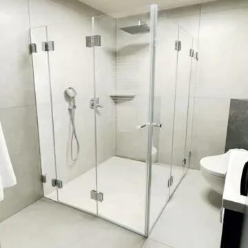 Faltdusche nach Maß