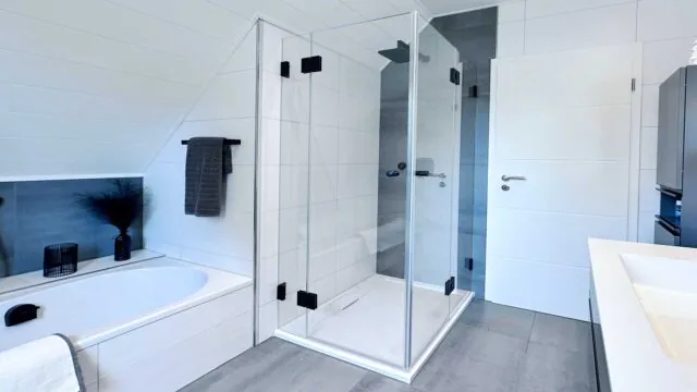 Eckdusche BLACK EDITION