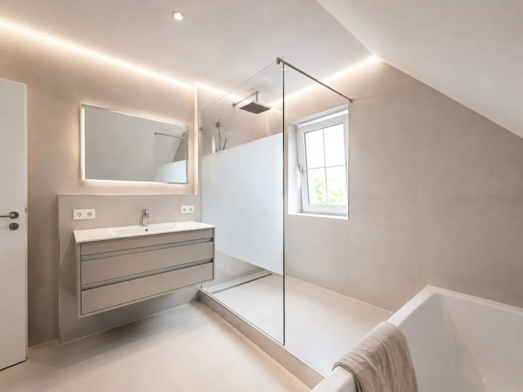 Duschtrennwand Walk-In Dusche